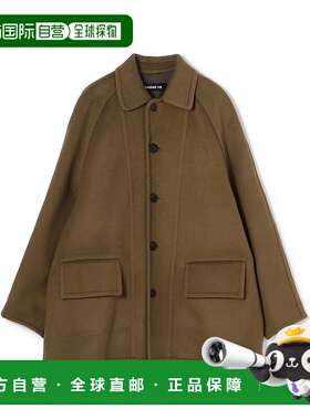1h可退 日本直邮GALERIE VIE男装羊毛双面呢士绅领大衣 宽松拉格