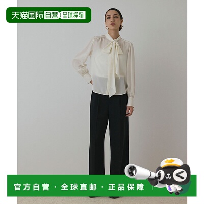 1h可退 日本直邮GRACE CLASS 女装 三醋酸混纺 宽松飘带设计衬衫