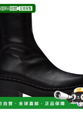 1h可退 香港直邮BY FAR 女士 黑色 Alister 踝靴 22PFALIQBLNAP