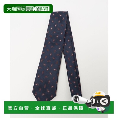 1h可退 日本直邮FRANCO BASSI 男士 普通佩斯利领带 13344000020