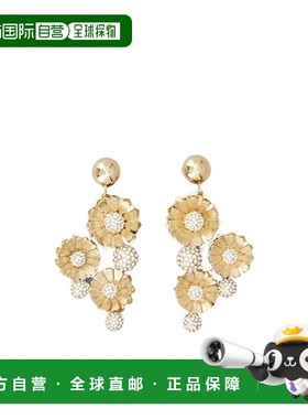 香港直邮Roger Vivier 花卉吊坠耳环 REWOR660100AGK