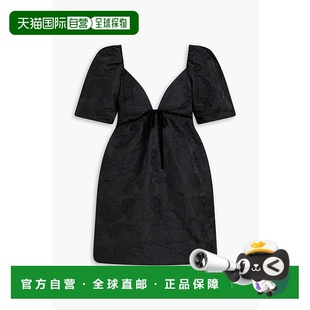 香港直邮潮奢 花朵提花迷你连衣裙 GANNI 女士 F9652 甘尼 1h可退