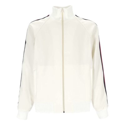 GUCCI 男士夹克 762790ZAPQR9799 AW2024 白色 ZIPPERED JACKET