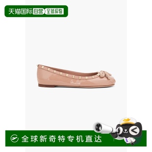 铆钉蝴蝶结漆皮芭蕾舞 1h可退 香港直邮Valentino 华伦天奴 女士