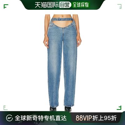 香港直邮潮奢 Y/Project 女士 Y 束带弧形裤子 JEAN43
