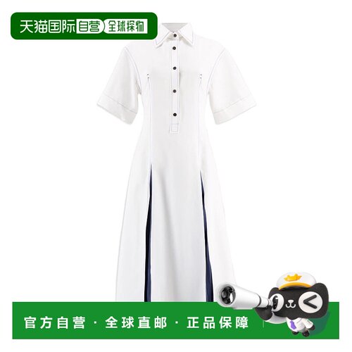 香港直邮Salvatore Ferragamo 翻领短袖连衣裙 13F486