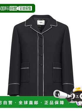 香港直邮FENDI 女士西服 FJ7665AC4GF0GME SS2026 黑色 Fendi Jac