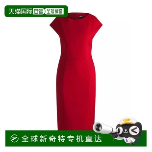 连衣裙女装 美国直邮 BOSS 羊毛斜纹布盖袖