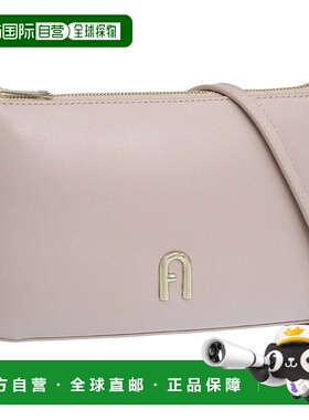 日本直邮Furla 女士 Diamante XL 迷你包粉色皮革单肩包WE00615BX