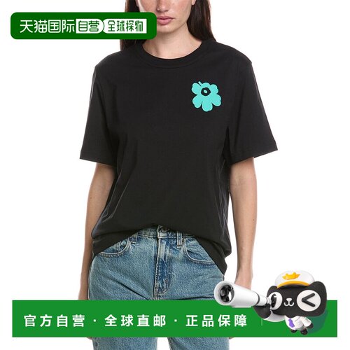 自营Marimekko Ae Embla Unikko Placement T-Shirt - black 美国