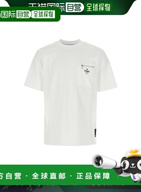 香港直邮FENDI 男士T恤 FY0936ARYRF0QA0 CO 白色