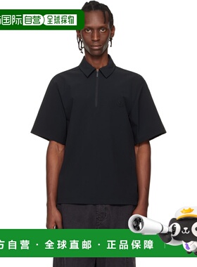 1h可退 香港直邮潮奢 Moncler 盟可睐 男士 黑色 Matt 衬衫 L1091