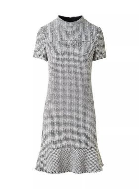 美国直邮akris 女士 连衣裙拼色 修身时尚优雅自然舒适百搭女装