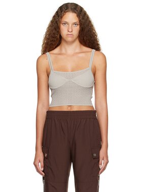 潮奢 Dion Lee 女士 灰色 Serpent 吊带背心 A7722P23