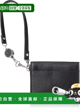 【日本直邮】Legat Largo Lineare LJ-E1511 带卷轴的卡包 Black