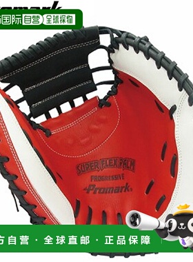 日本直邮PROMARK 3 号捕手/一垒手兼容垒球手套 通用 左手 黑色 x