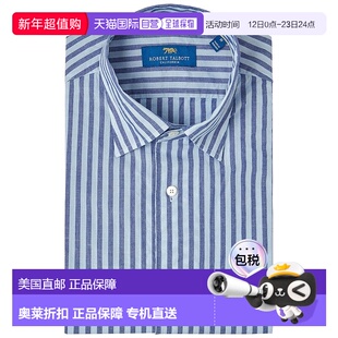 自营Robert Talbott Morgan Check Shirt - navy/light blue 美