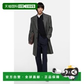 自营欧洲直邮Acnes 海军蓝棉直筒西裤 Studios 男士