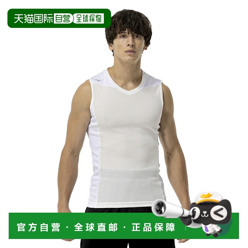 日本直邮 Mizuno 男士无袖干爽空气流动内衣 P2MAC080 内衣