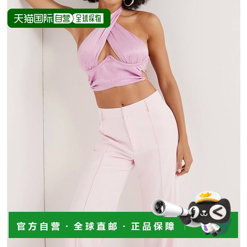 自营for love & lemonsRana Crop Top In Purple - purple 美国奥