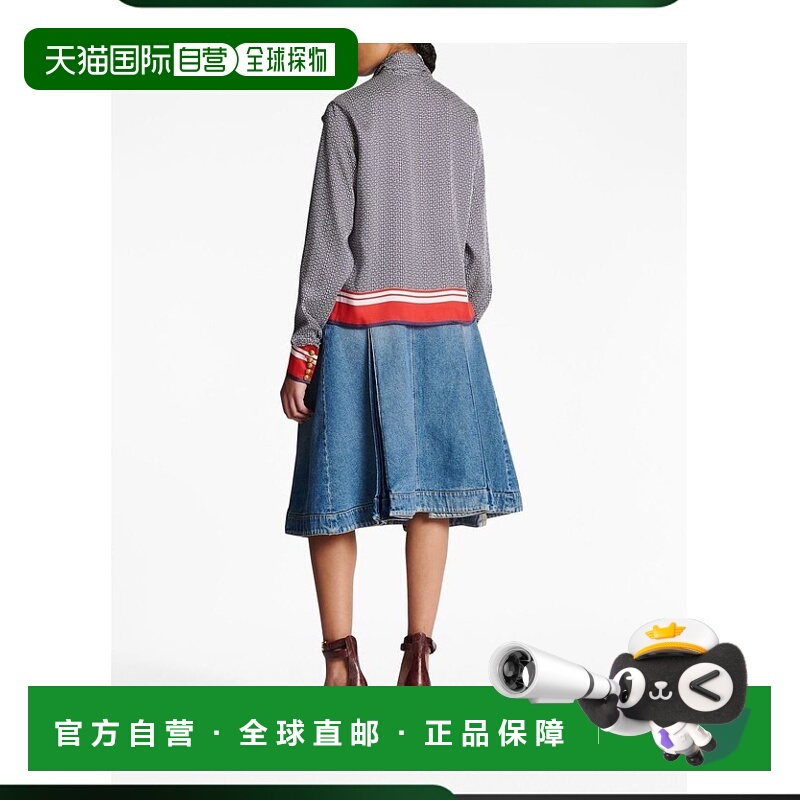 香港直邮BALMAIN 女士衬衫 BF1HU125XG35SIK AW2023 灰色 Printed