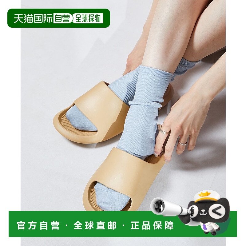 日本直邮Oriental Traffic WEB限定宽腰带拖鞋凉鞋 G0009 OR526BW