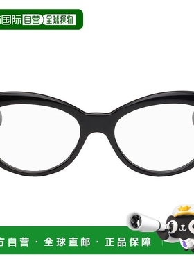 1h可退 香港直邮潮奢 Balenciaga 巴黎世家 女士 黑色 Round 眼镜