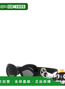 香港直邮GUCCI 女士眼镜 797449J07401012  AW2024古驰黑色太阳镜