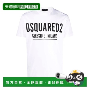 男装 S71GD1058S23009100WHITE短袖 圆领T恤 香港直邮Dsquared2