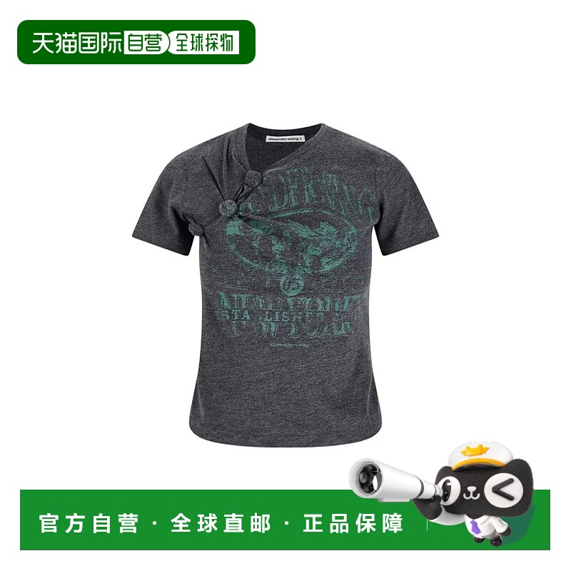 1h可退 香港直邮ALEXANDER WANG 女士T恤 4CC4251121001 AW2025