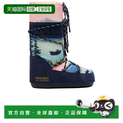 1h可退 香港直邮moon boot 月亮靴 女士 X Guest 高筒靴子(Reside