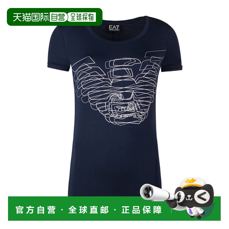 香港直邮EA7 Emporio Armani 圆领短袖T恤 3GTT04TJ28Z下摆