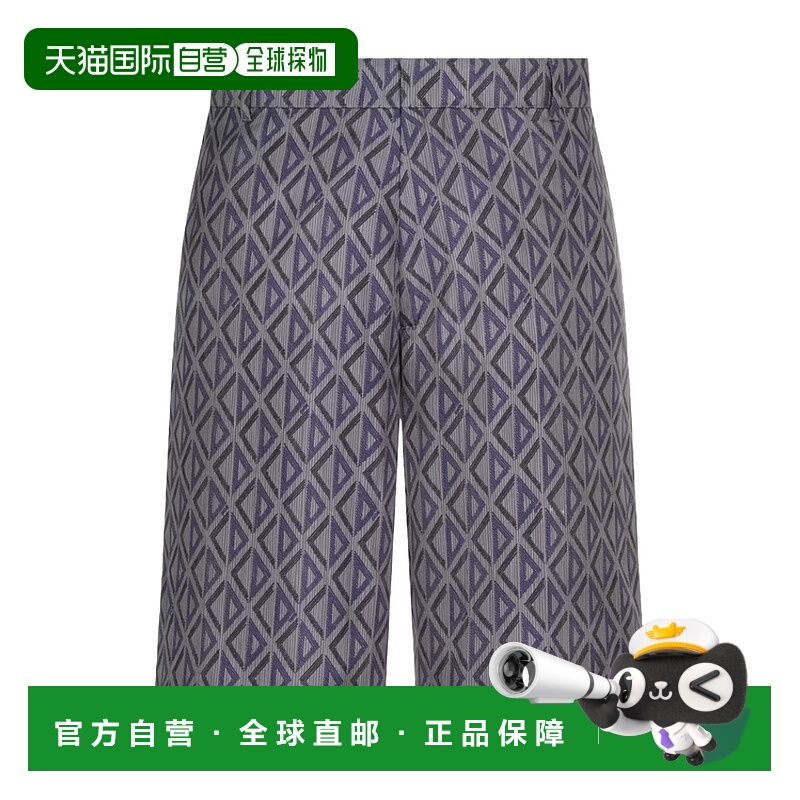香港直邮Dior CD 钻石百慕大短裤 013C121B5797迪奥