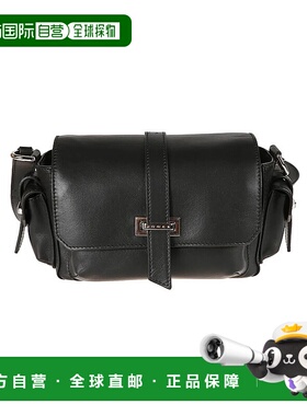 香港直邮HOGAN 女士单肩包 KBW01RI0200TZP AW2025 黑色 Hogan Sh