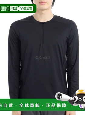 韩国直邮J.LINDEBERG 托马斯长袖T恤（AMJT12239-9999） 兜帽/船