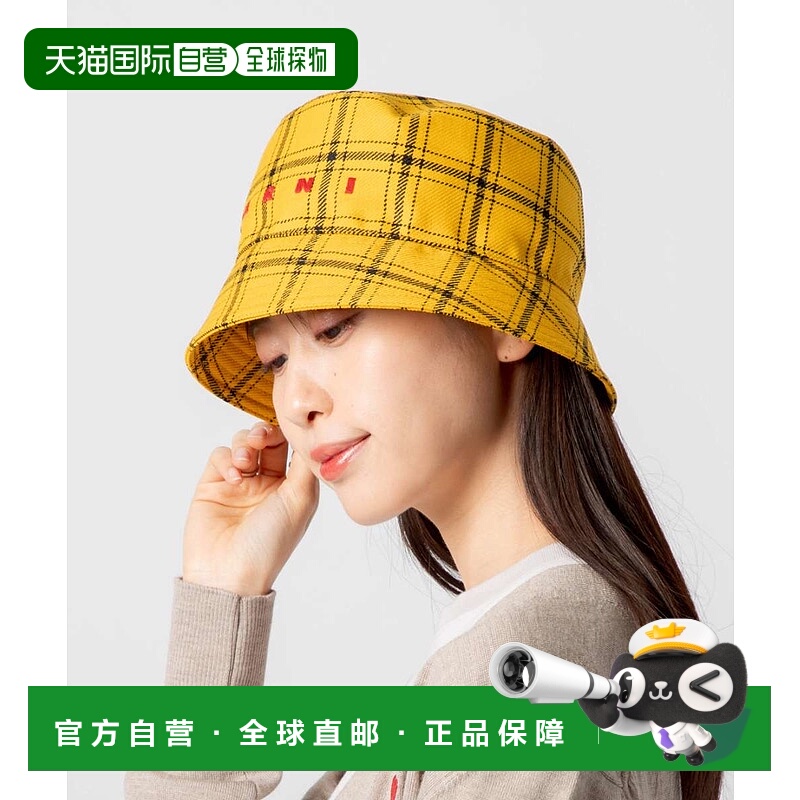 日本直邮Marni MARNI CLZC0110S0 UTWA04 帽子男士水桶帽帽子标志
