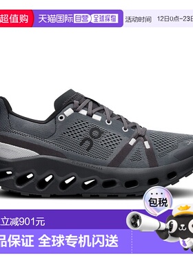 自营欧洲直邮On昂跑 Cloudsurfer系列女士曜石黑/黑色再生聚酯纤l
