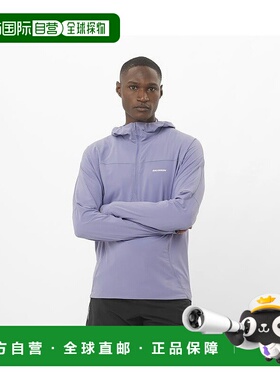 自营欧洲直邮Salomon萨洛蒙 SENSE AERO HYBRID系列男士蓝色聚酯