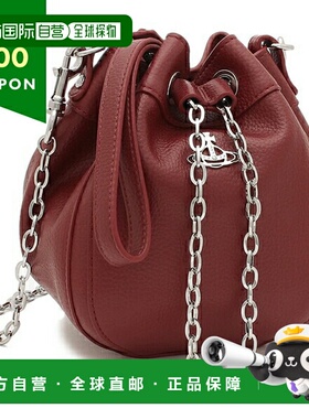 日本直邮Vivienne Westwood 手提包 单肩包 Chrissy 小抽绳式红色