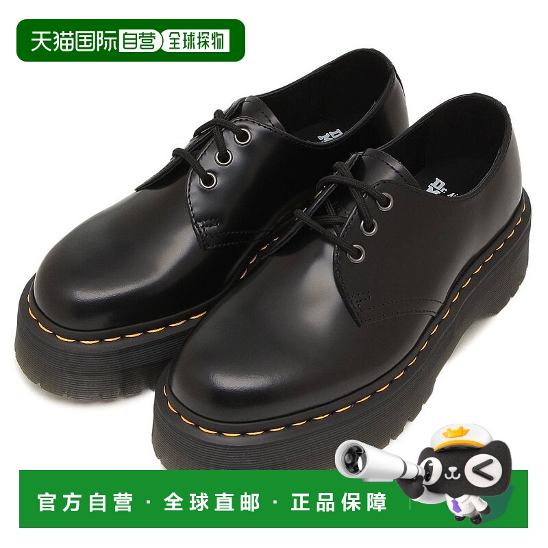 日本直邮 Dr.Martens 1461 Quad 3孔厚底鞋 黑色 男女通用 [25567