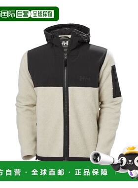 自营欧洲直邮Helly-Hansen Patrol Pile男士黑色/米白色可调节袖