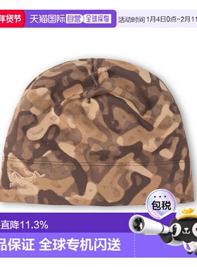 1h可退 加拿大直邮始祖鸟Rho Toque Print抓绒保暖帽 男女同款