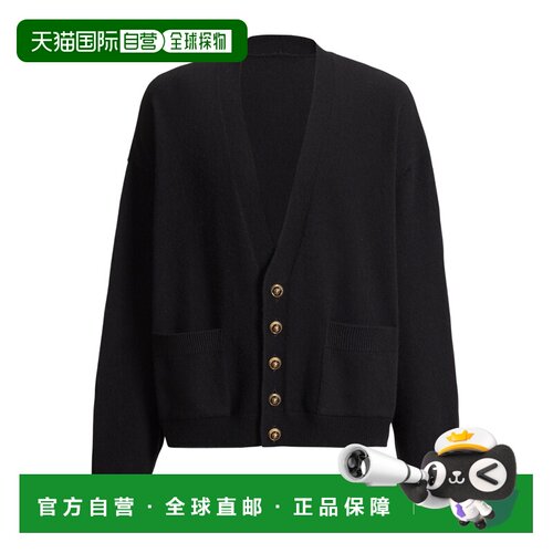 香港直邮BALMAIN 男士针织衫 HH1KM020KI870PA AW2026 黑色 长袖