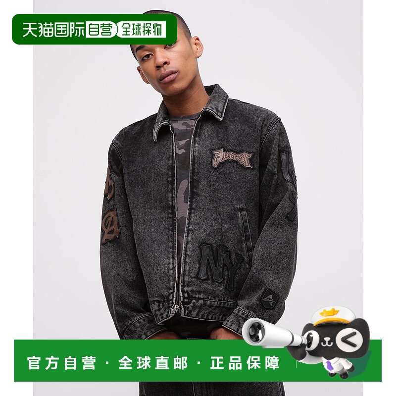 日本直邮AVIREX LEATHER PATCH牛仔夹克