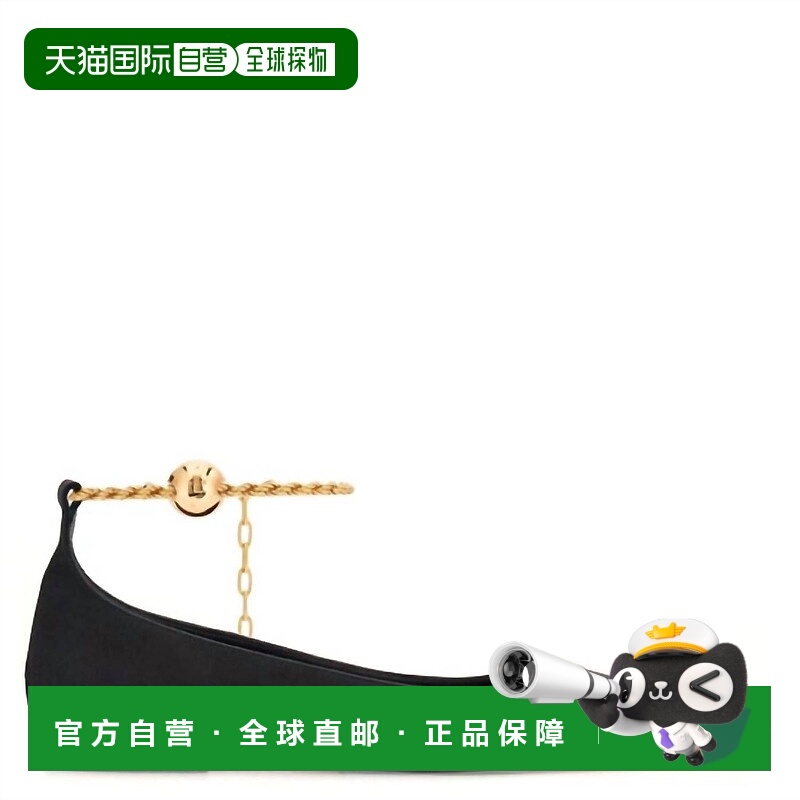 自营salvatore ferragamoWomen's Ankle Chain Link Ballet Flats