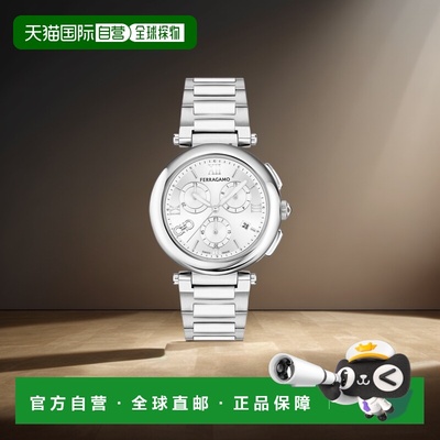 自营salvatore ferragamo菲拉格慕 Legacy 计时腕表 - 银色/不锈/