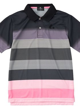 日本直邮LUCENT Uni Game 衬衫黑色网球 XLP8559 短袖