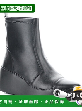 自营FLY London Daik皮靴-黑色 美国奥莱直发女靴