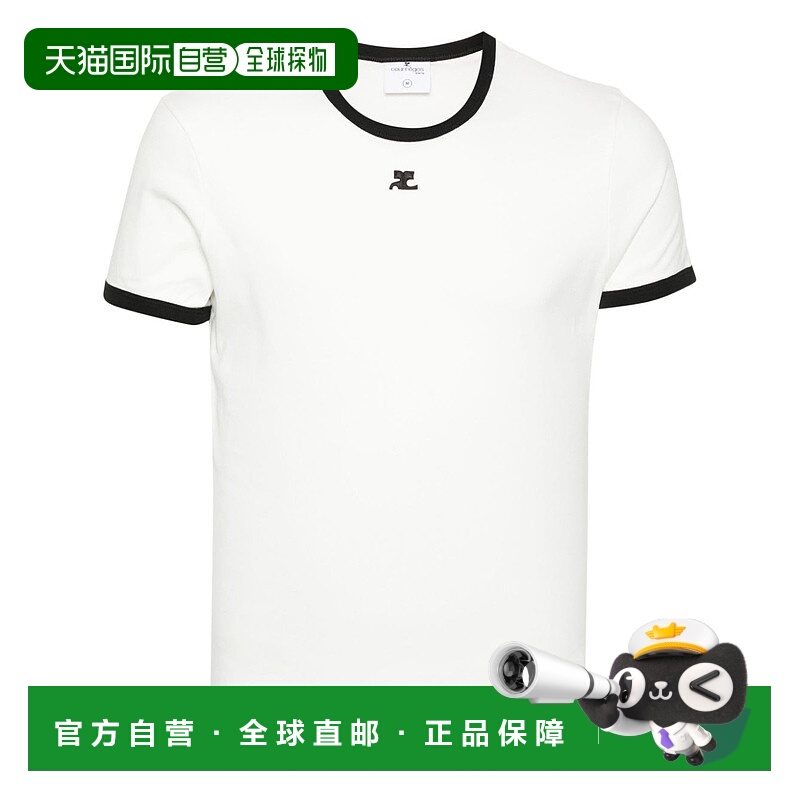 1h可退 香港直邮潮奢 Courreges 男士 短袖T恤 VESJTS020JS0070