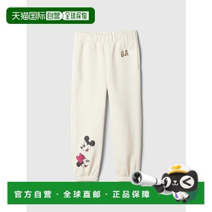 logo卫裤 1h可退 儿童GAP 迪士尼联名款 526221 日本直邮babyGap